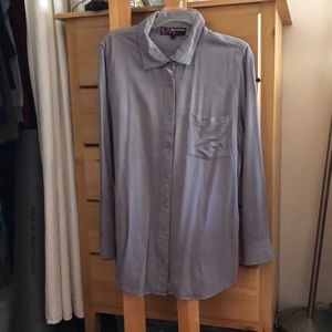 Long sleeve button shirt by Peck & Peck